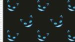 Softshell Digital Druck Ghost Cats Blau - Wasserabweisend